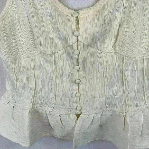 By Together Women’s Camisole Sz Medium Cream Cottagecore Coquette Feminine NWT - Picture 4 of 9